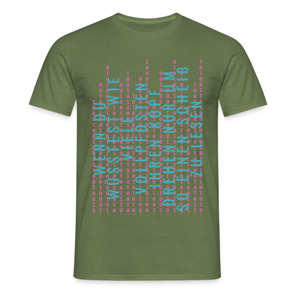 Und Tschüß Metaversum - Männer T-Shirt - Militärgrün