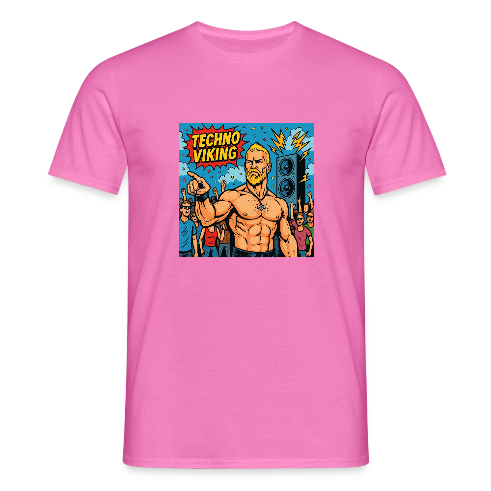 Technoviking Comic - Männer T-Shirt - Pink