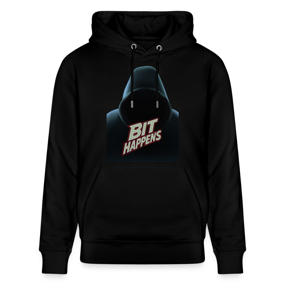Bit happens - Stanley/Stella Unisex Bio-Hoodie CRUISER - Schwarz
