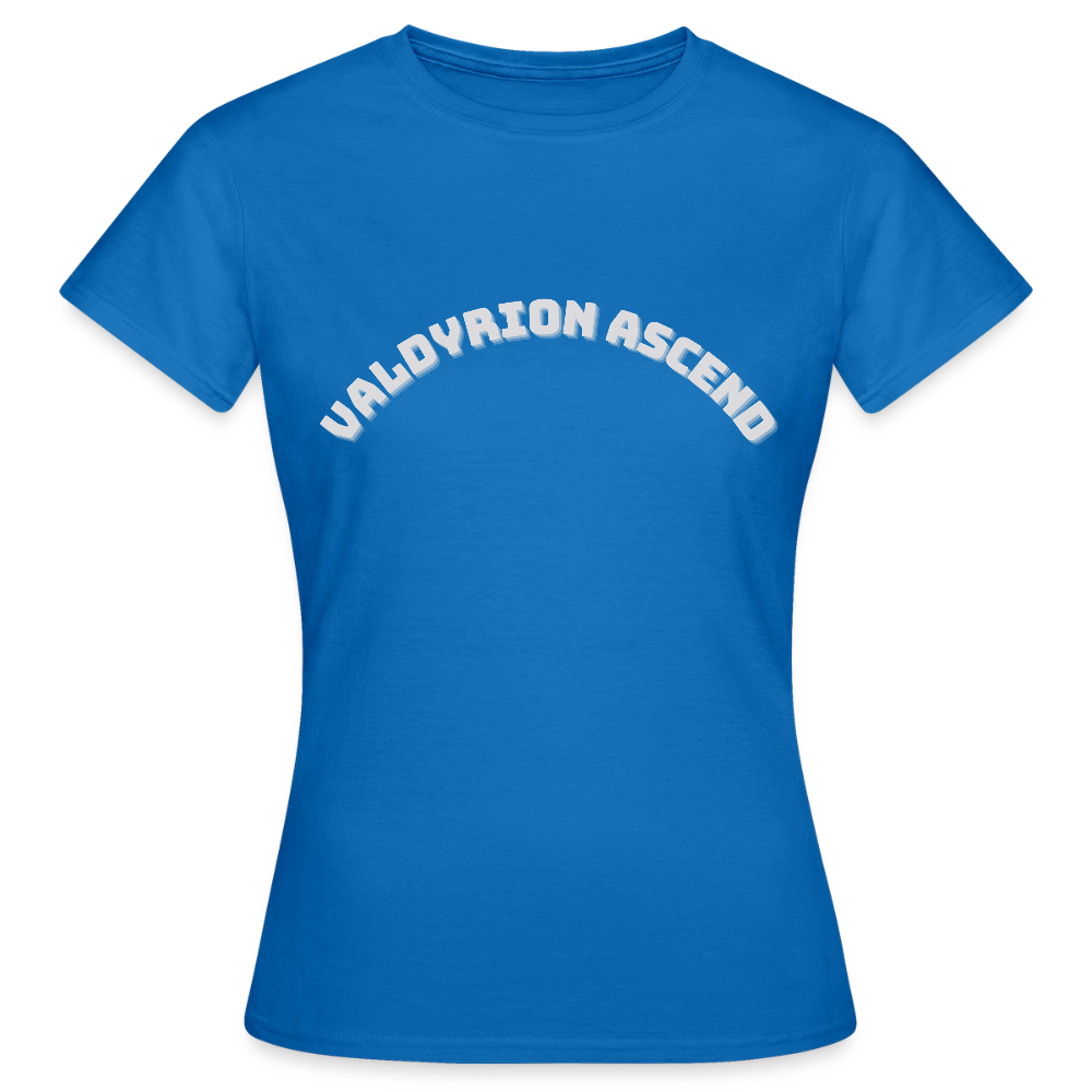 Valdyrion Ascend - Frauen T-Shirt - Royalblau
