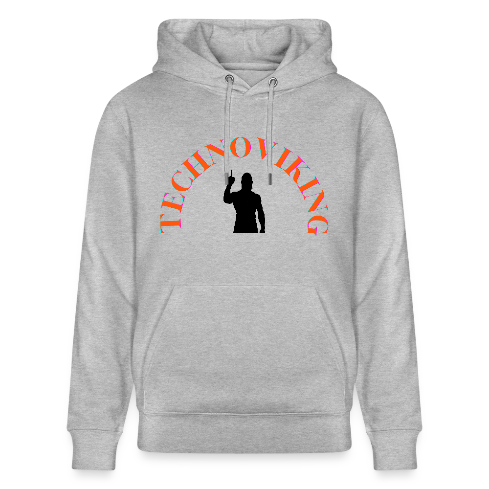 Technoviking - Stanley/Stella Unisex Bio-Hoodie CRUISER - Grau meliert