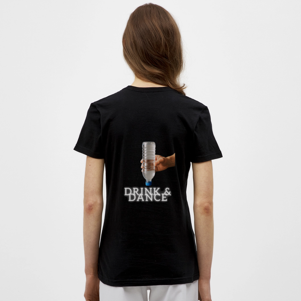Technoviking drink & dance - Frauen T-Shirt - Schwarz