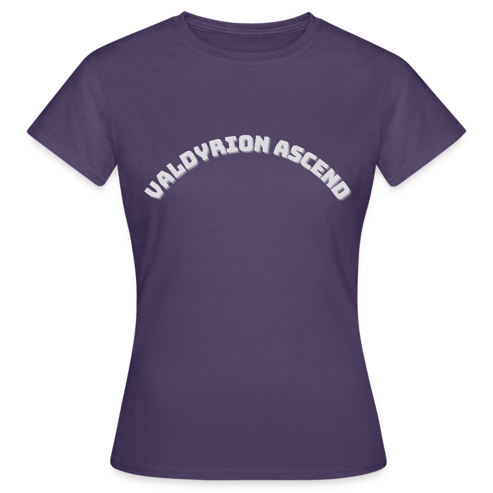 Valdyrion Ascend - Frauen T-Shirt - Dunkellila