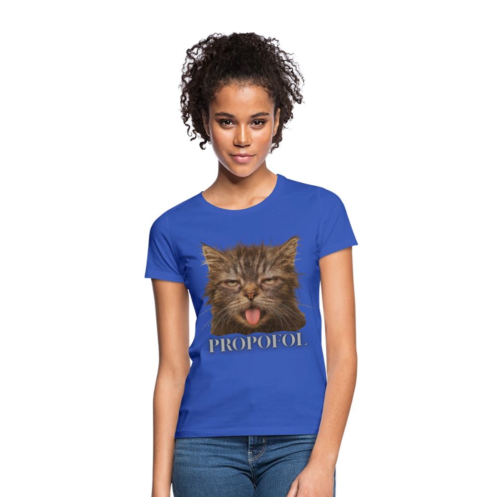 Grumpy Cat - Frauen T-Shirt - Royalblau