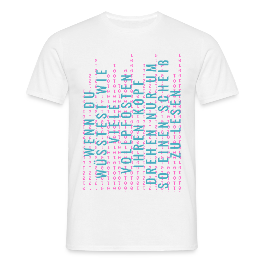 Und Tschüß Metaversum - Männer T-Shirt - Weiß