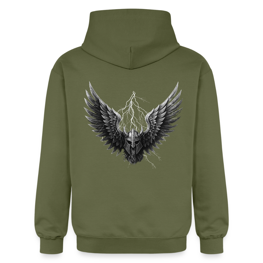 Valdyrion Ascend - Gildan Unisex Softstyle® Midweight Hoodie - Militärgrün