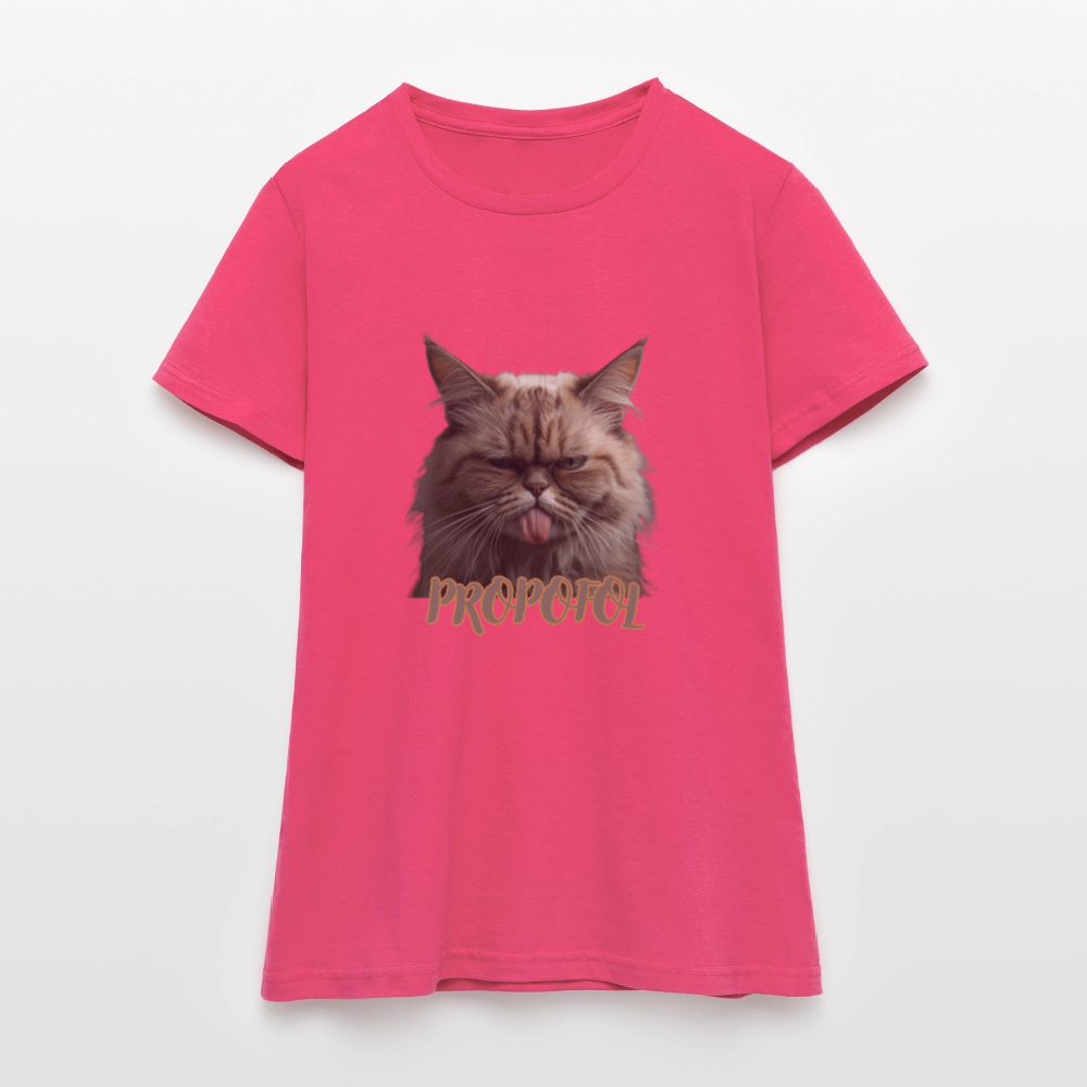 Propofol Cat - Frauen T-Shirt - Azalea