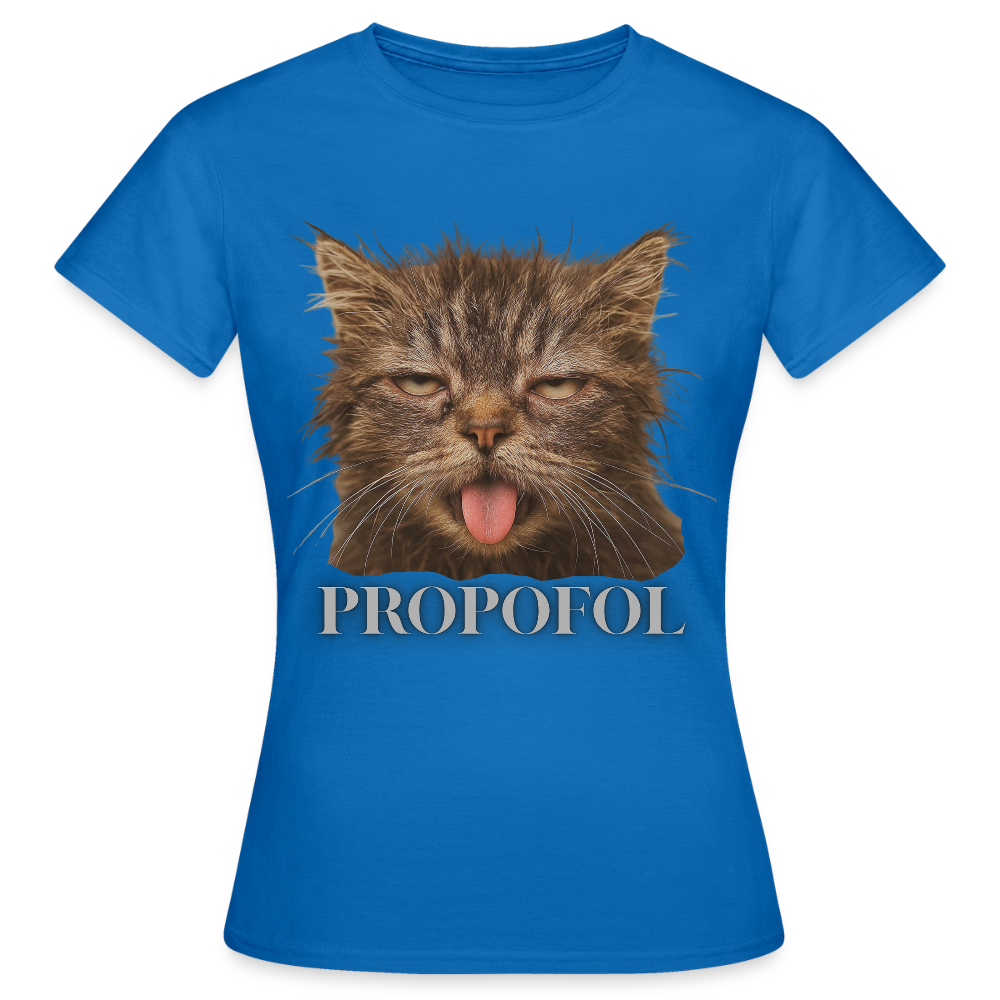 Grumpy Cat - Frauen T-Shirt - Royalblau
