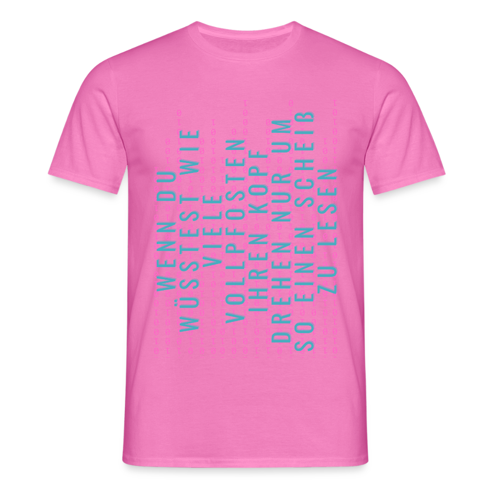 Und Tschüß Metaversum - Männer T-Shirt - Pink
