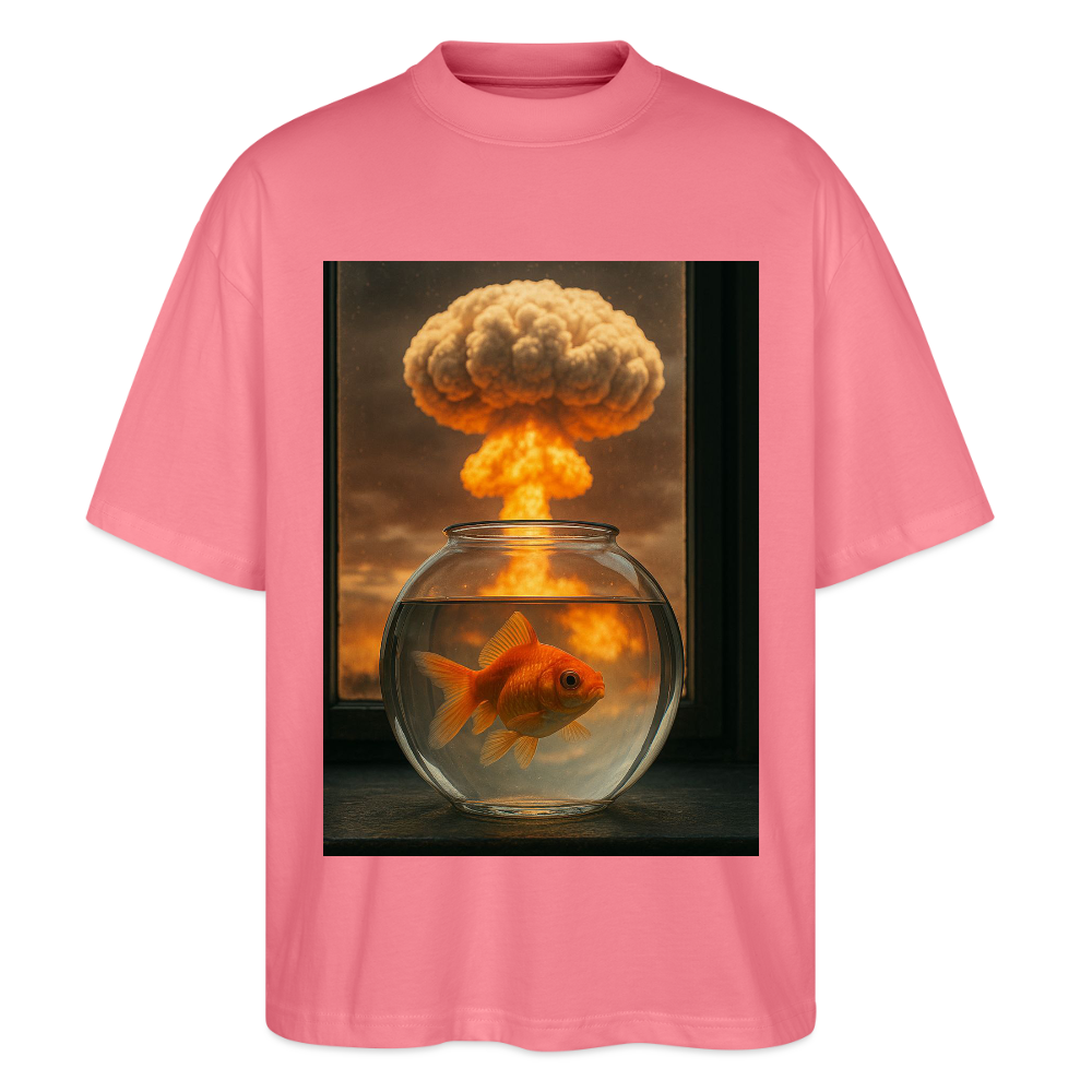 Fish World is ending - Stanley/Stella Oversized Unisex Bio T-Shirt Blaster - Pink