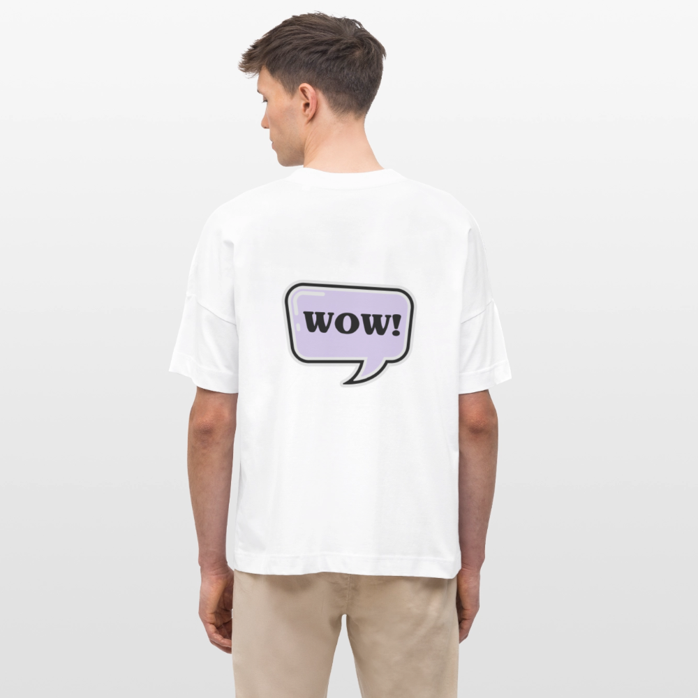 Fish World is ending - Stanley/Stella Oversized Unisex Bio T-Shirt Blaster - Weiß