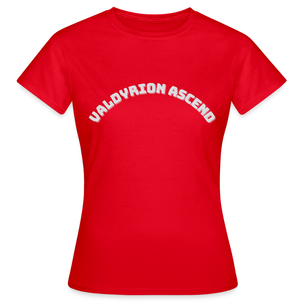 Valdyrion Ascend - Frauen T-Shirt - Rot