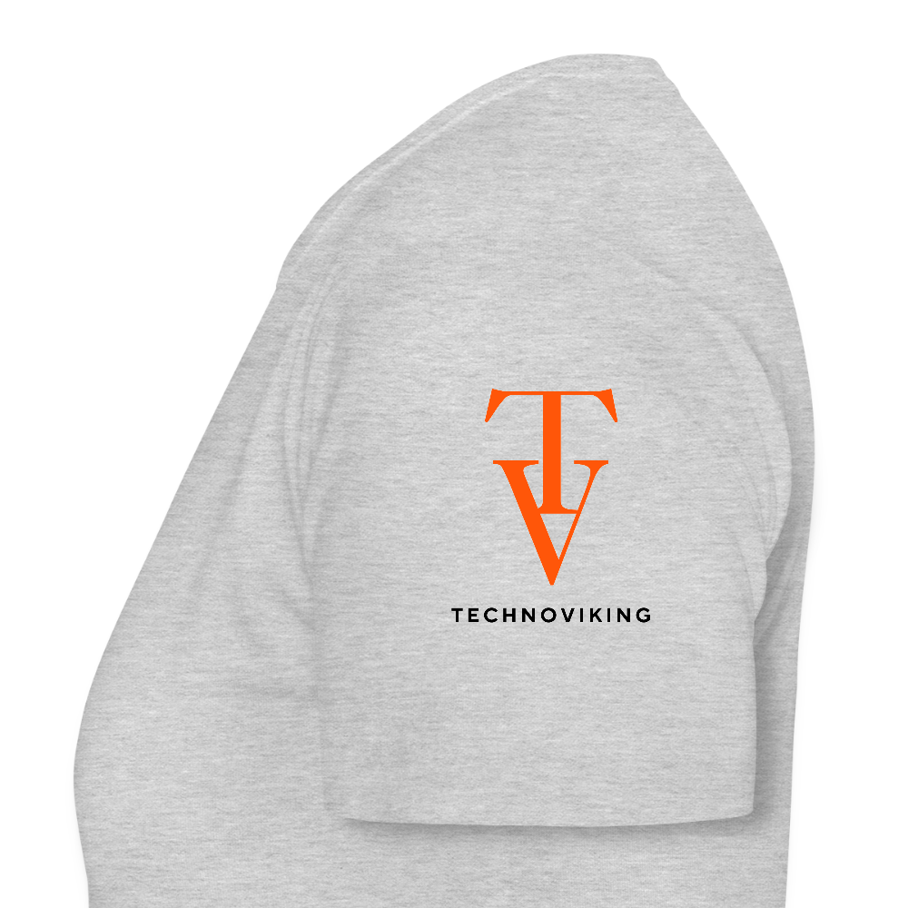Take a sip Technoviking - Frauen T-Shirt - Grau meliert