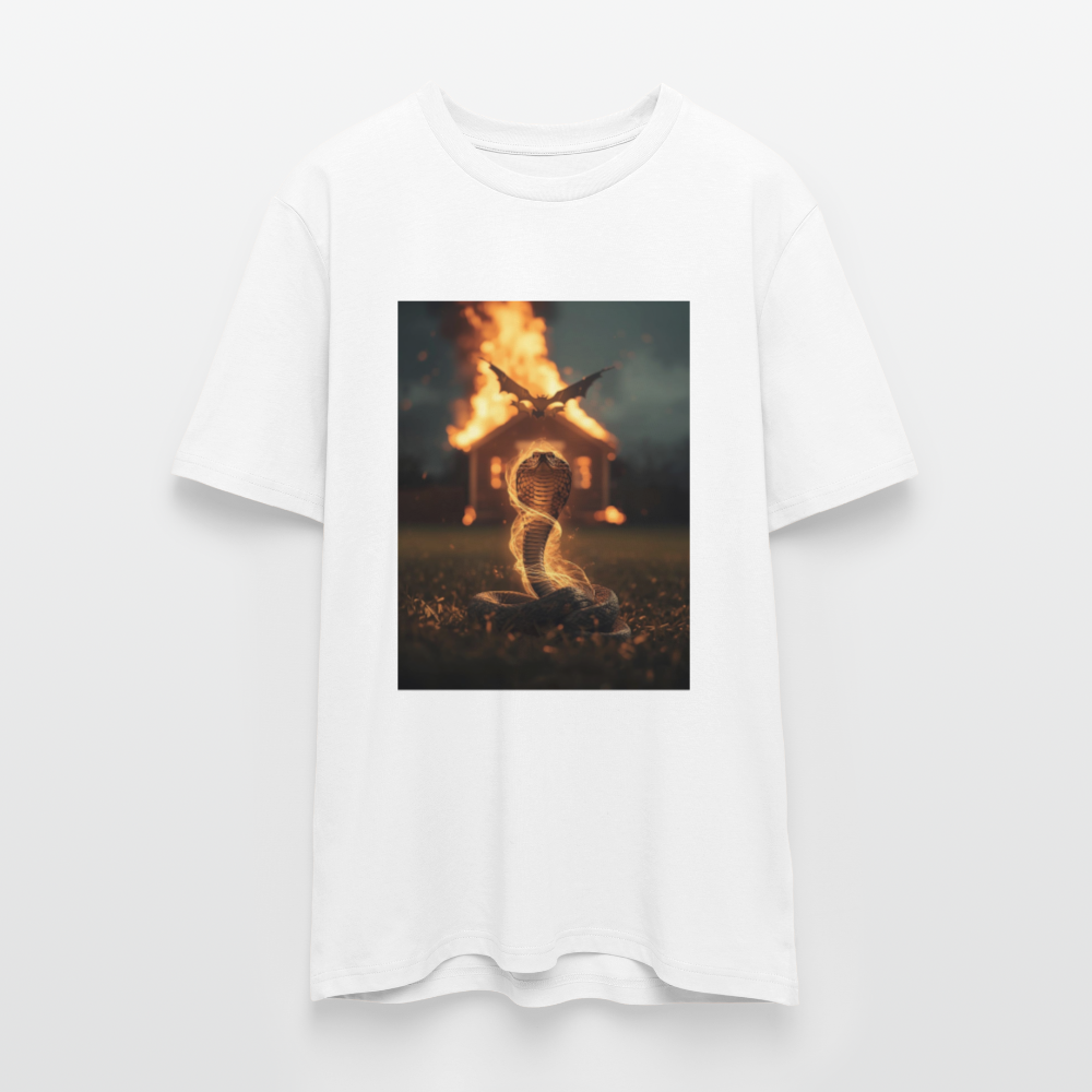 Burning Snake - Stanley/Stella Unisex Bio-T-Shirt CREATOR - Weiß