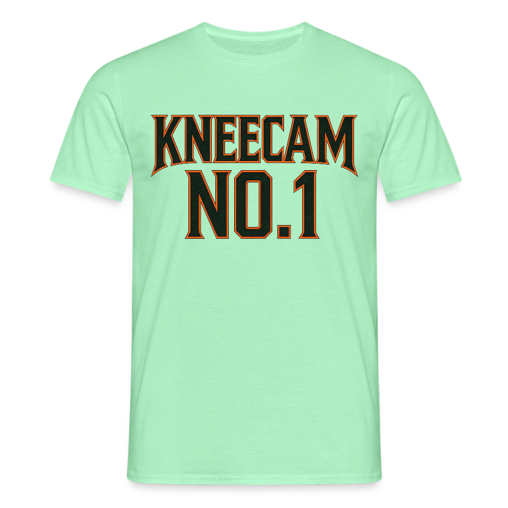 Technoviking-Kneecam No1. - Männer T-Shirt - Mintgrün