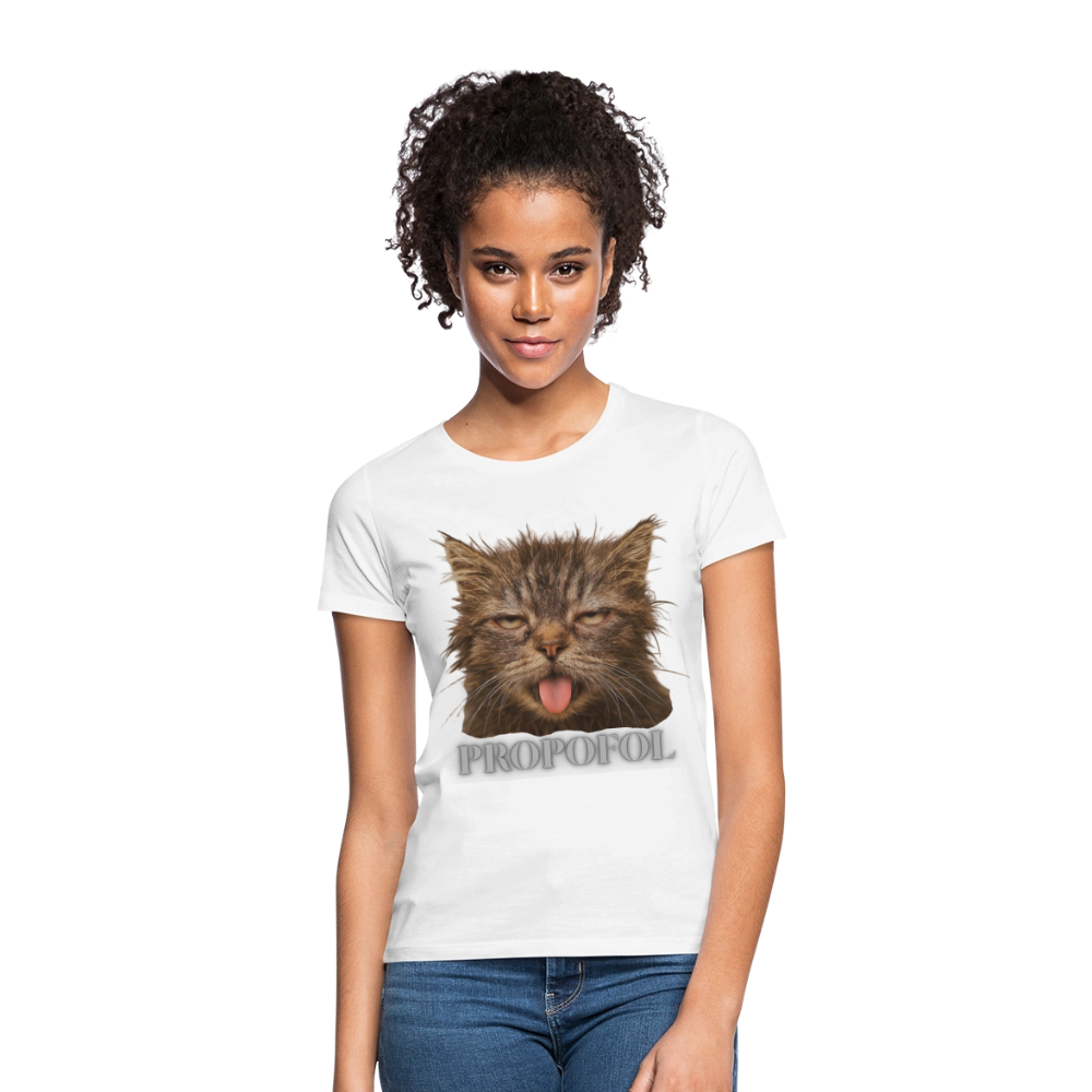Grumpy Cat - Frauen T-Shirt - Weiß