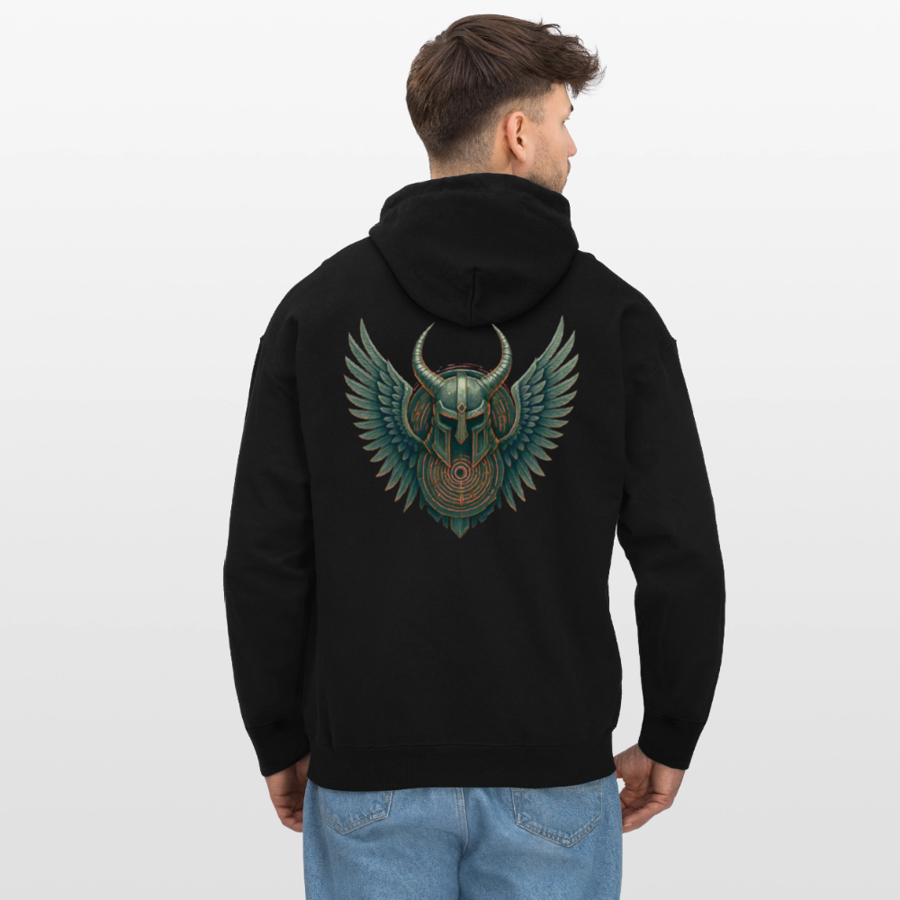 Valdyrion Ascend - Gildan Unisex Softstyle® Midweight Hoodie - Schwarz