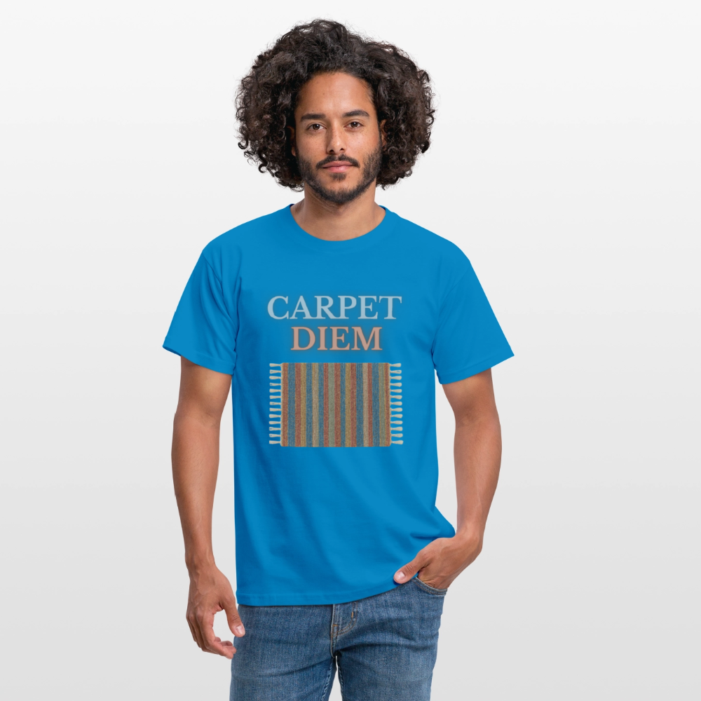Carpet Diem - Männer T-Shirt - Royalblau
