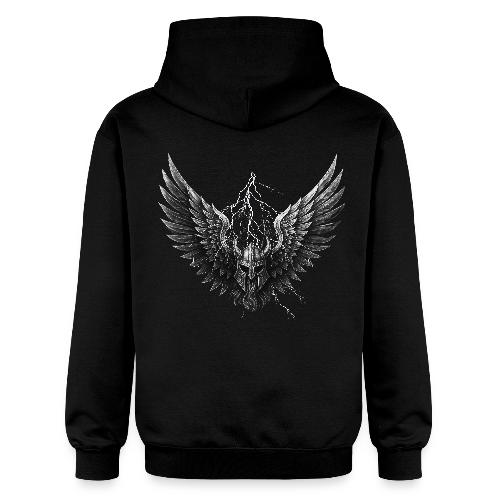 Valdyrion Ascend - Gildan Unisex Softstyle® Midweight Hoodie - Schwarz