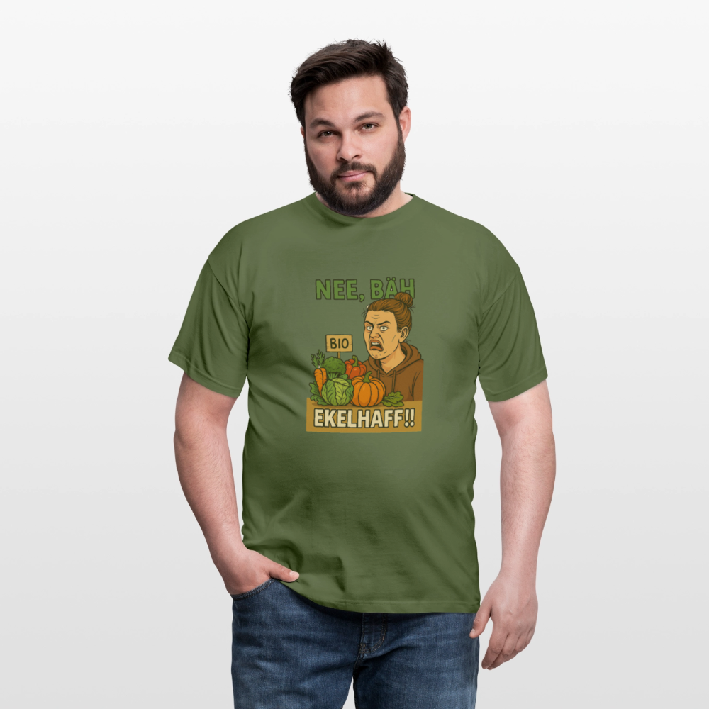 Frauentausch ekelhaff - Männer T-Shirt - Militärgrün