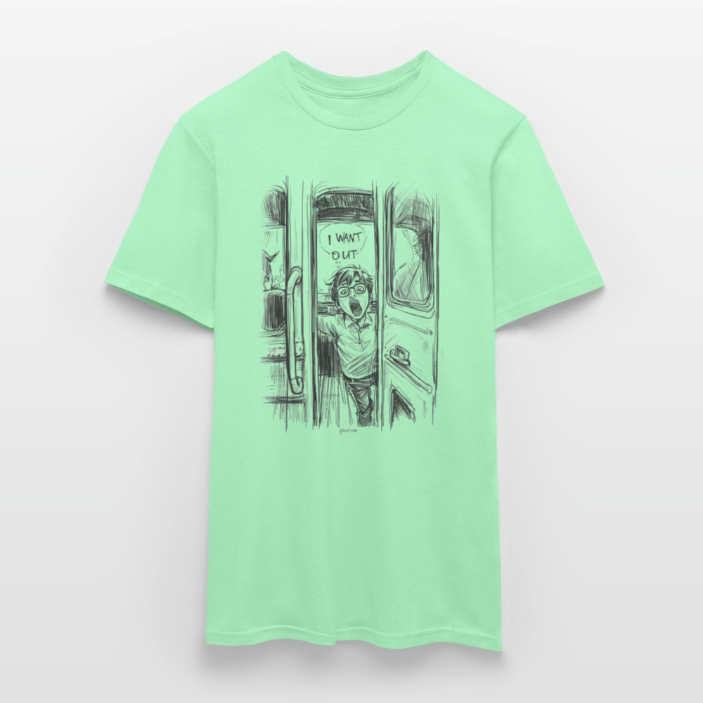 I want out - Männer T-Shirt - Mintgrün