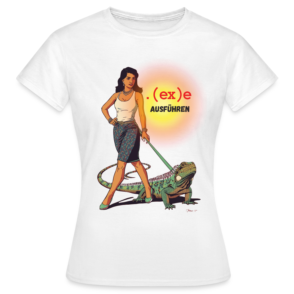 .(ex)e ausführen - Frauen T-Shirt - Weiß
