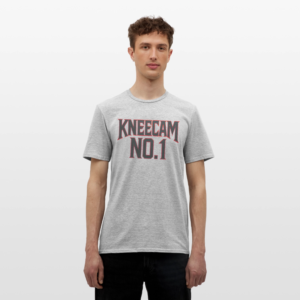 KNEECAM No. 1 - Männer T-Shirt - Grau meliert