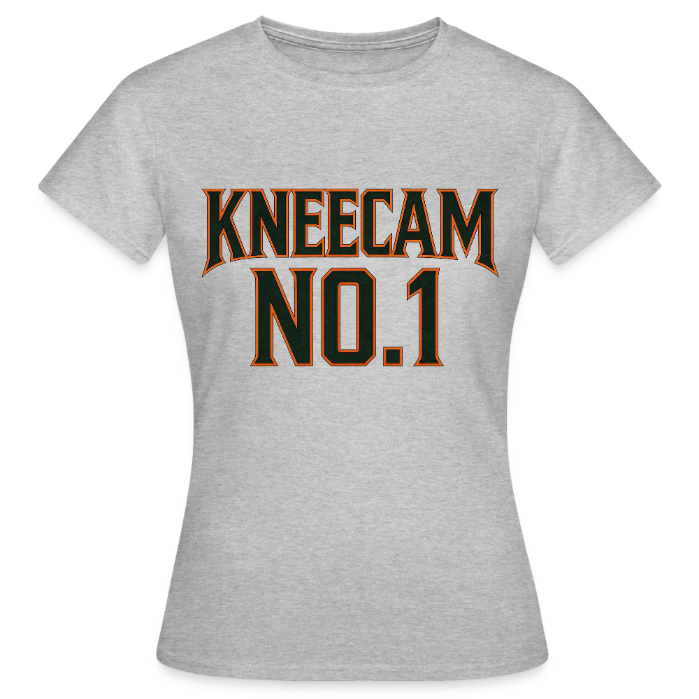 Technoviking-Kneecam No1. - Frauen T-Shirt - Grau meliert