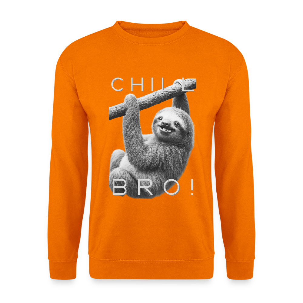 Chill Bro! - Unisex Pullover - Orange