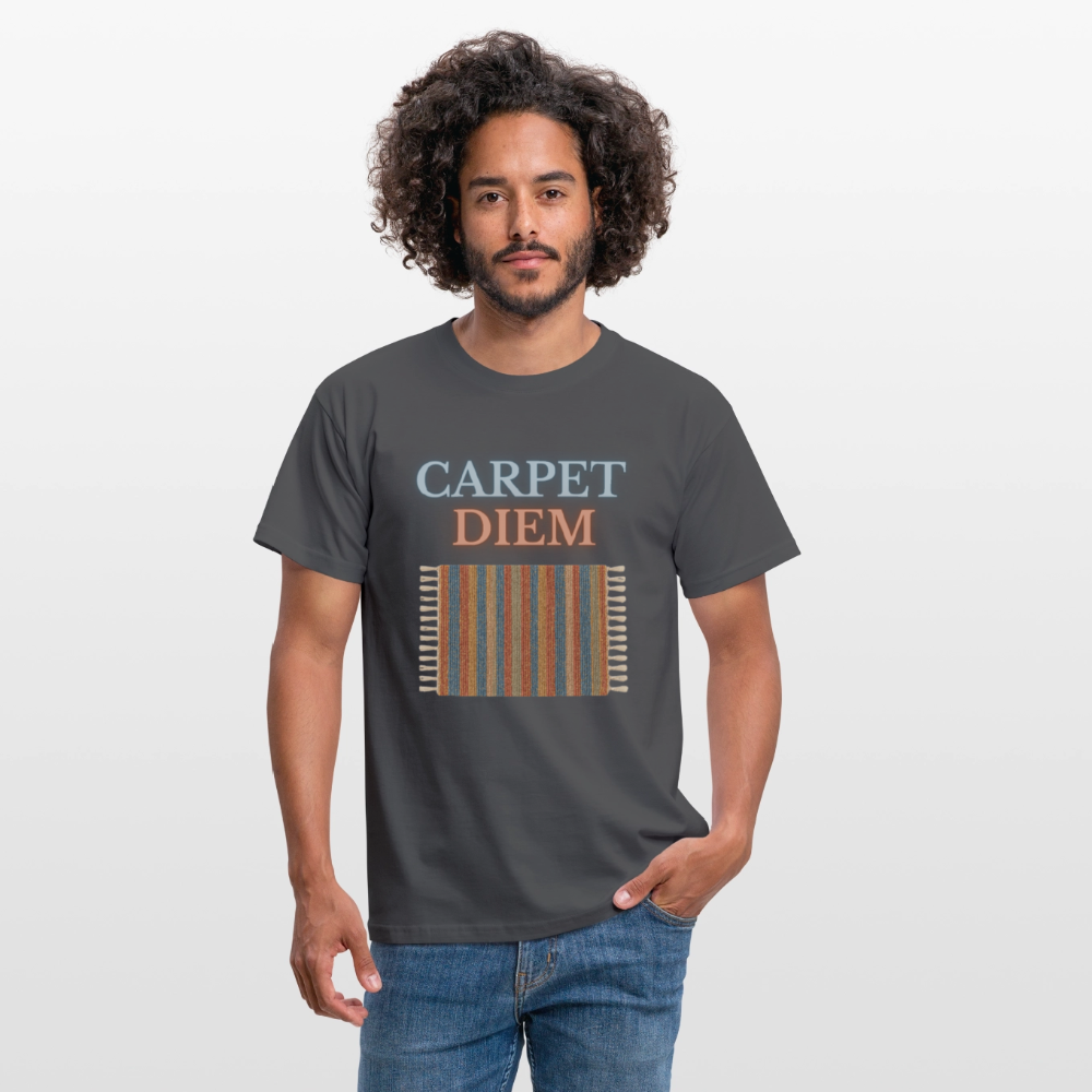Carpet Diem - Männer T-Shirt - Anthrazit