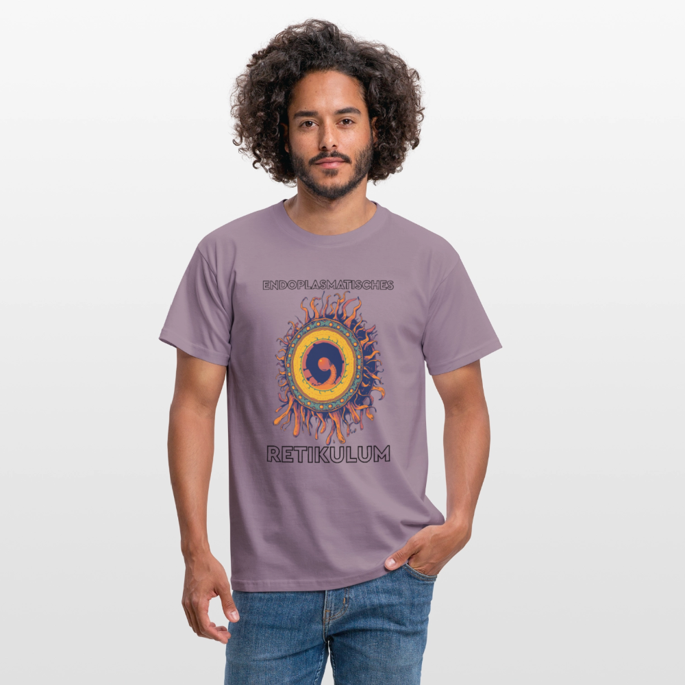 Endoplasmatisches Retikulum - Männer T-Shirt - Lilagrau 