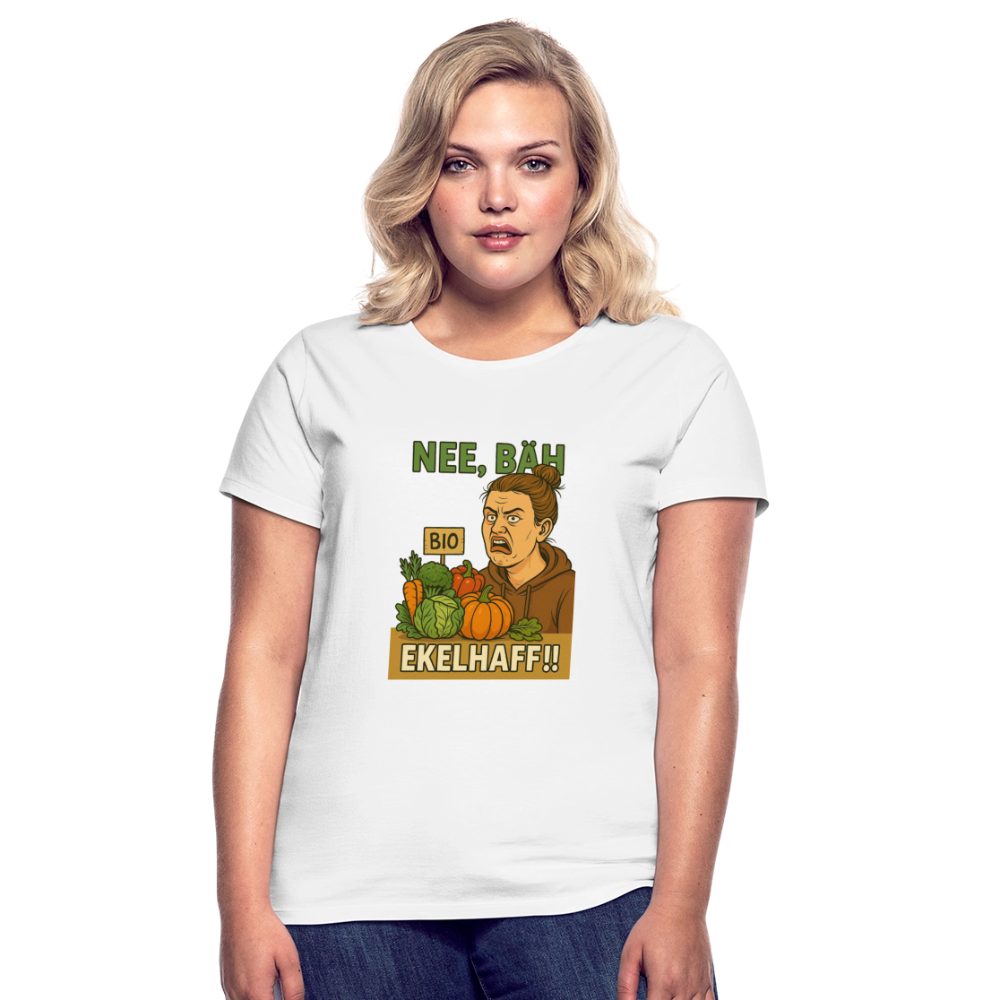 Frauentausch ekelhaff - Frauen T-Shirt - Weiß