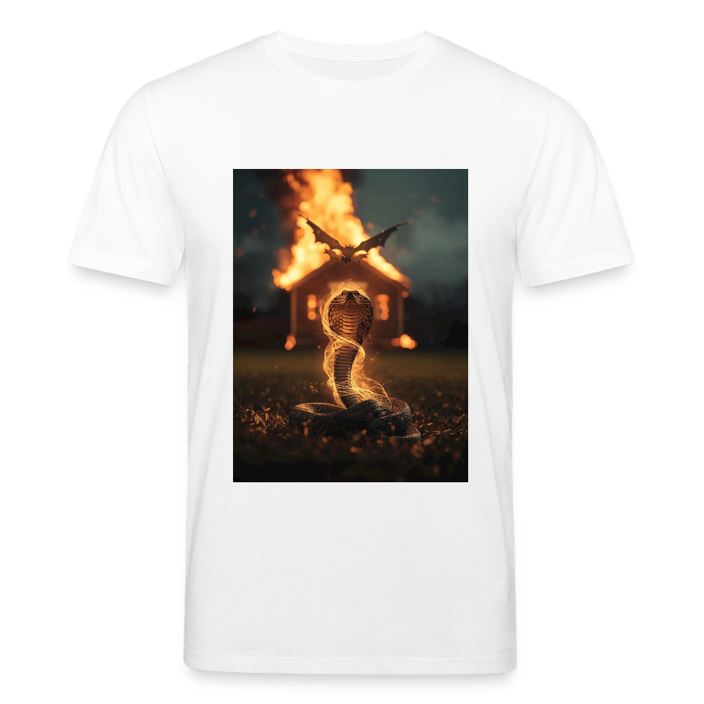 Burning Snake - Stanley/Stella Unisex Bio-T-Shirt CREATOR - Weiß