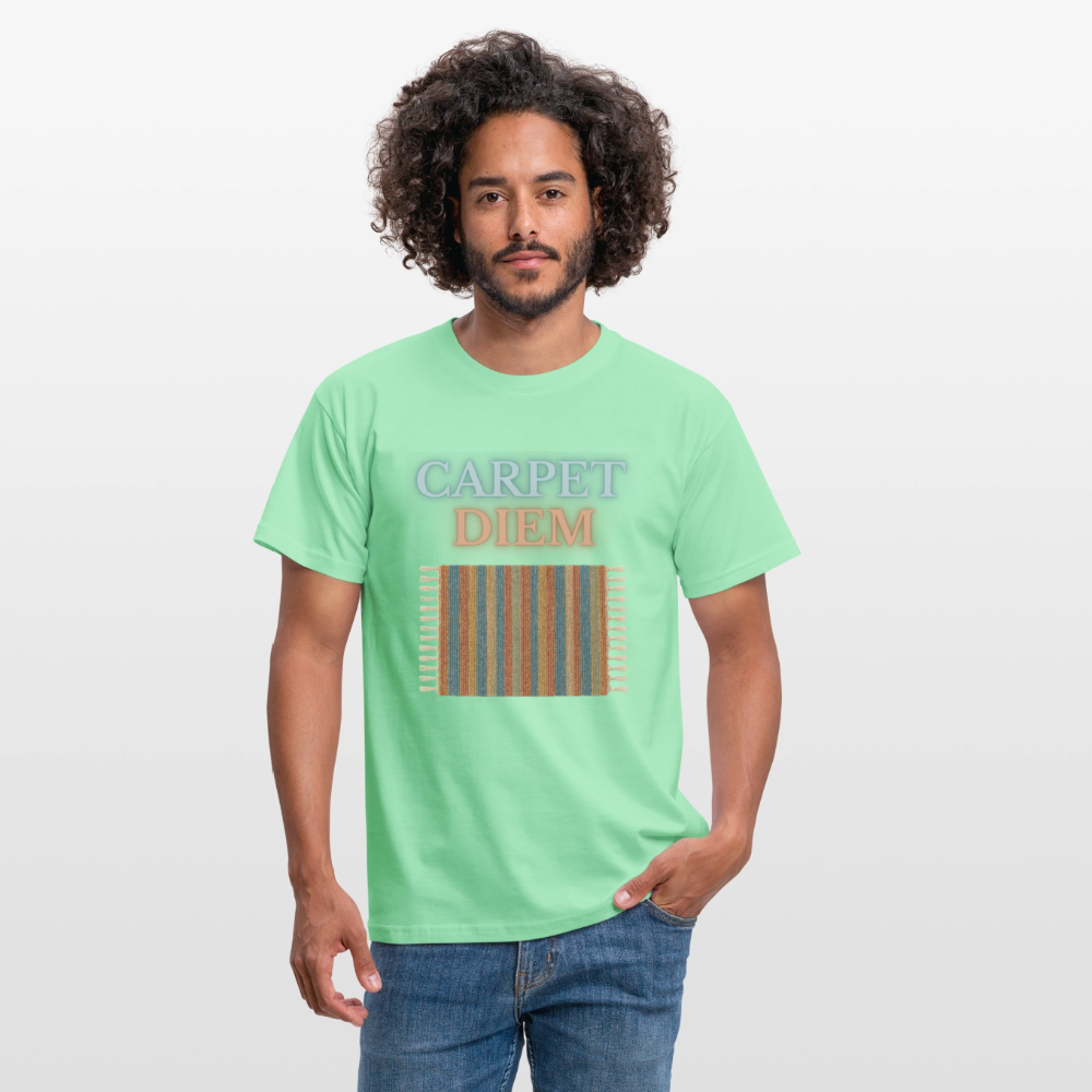 Carpet Diem - Männer T-Shirt - Mintgrün