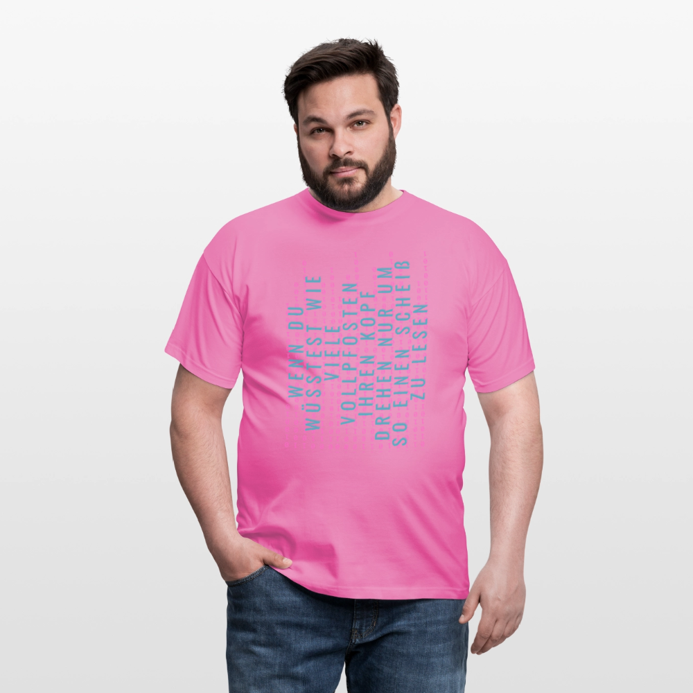 Und Tschüß Metaversum - Männer T-Shirt - Pink