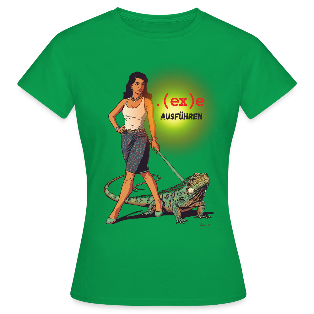 .(ex)e ausführen - Frauen T-Shirt - Kelly Green
