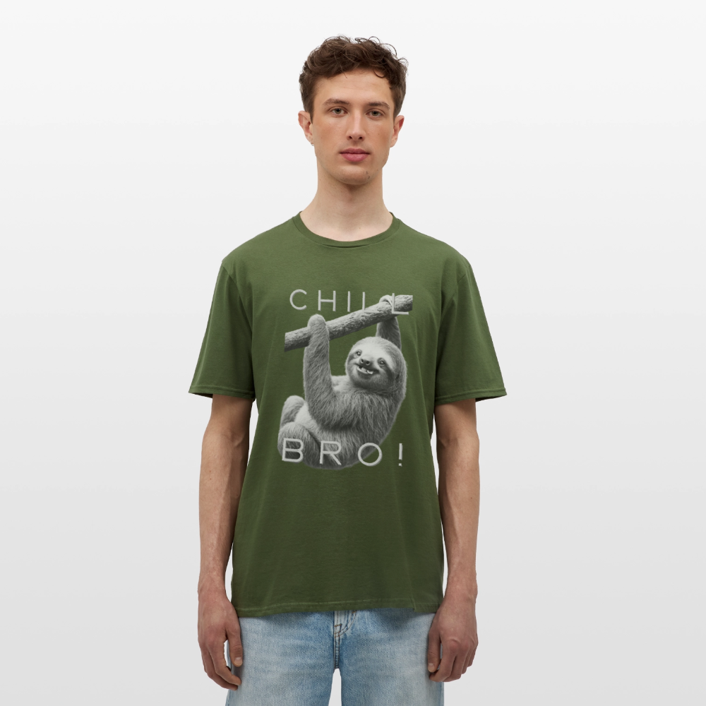 Chill Bro! - Männer T-Shirt - Militärgrün