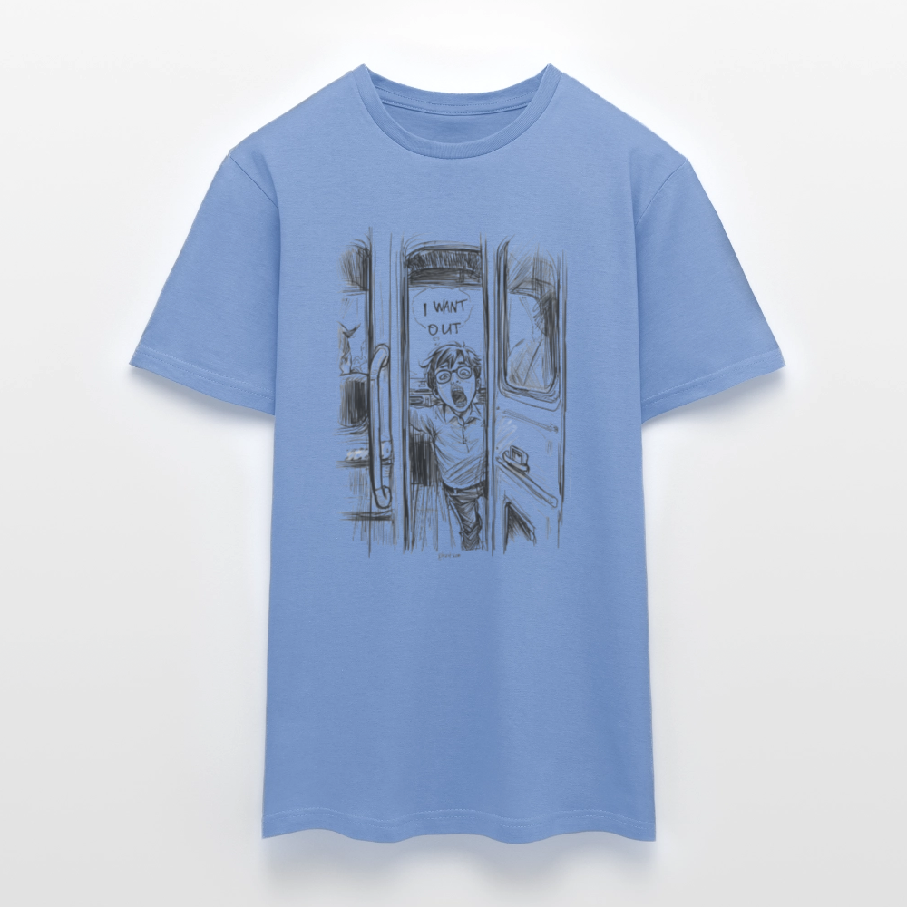I want out - Männer T-Shirt - carolina blue