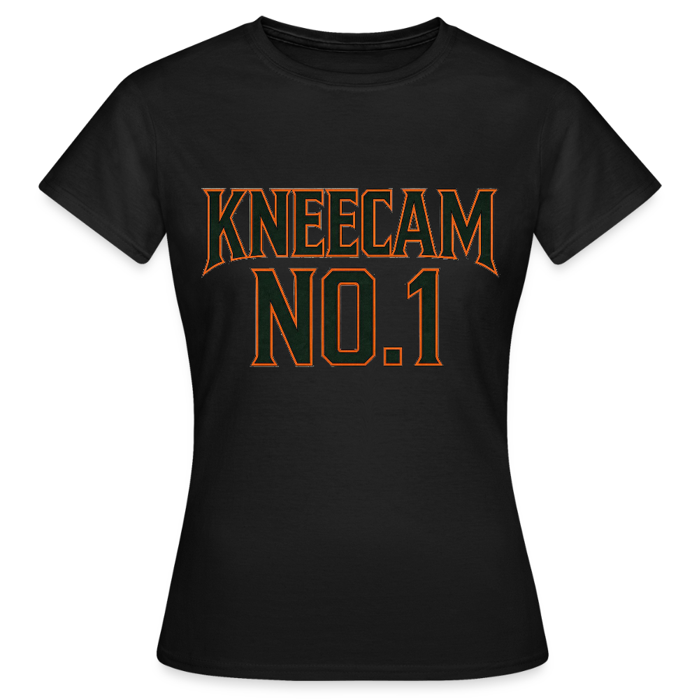 Technoviking-Kneecam No1. - Frauen T-Shirt - Schwarz