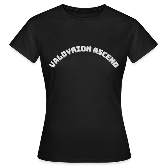 Valdyrion Ascend - Frauen T-Shirt - Schwarz