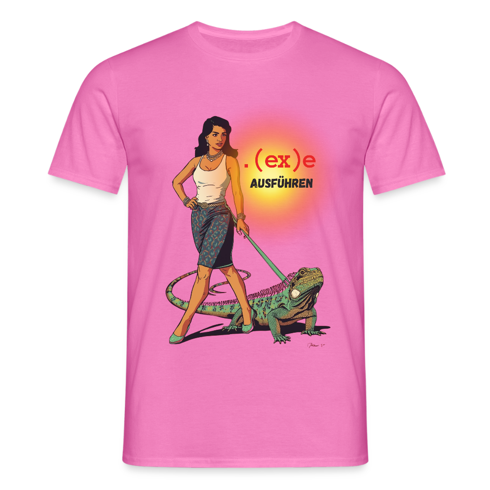.(ex)e ausführen - Männer T-Shirt - Pink