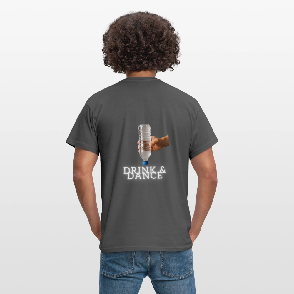 Technoviking drink & dance - Männer T-Shirt - Anthrazit