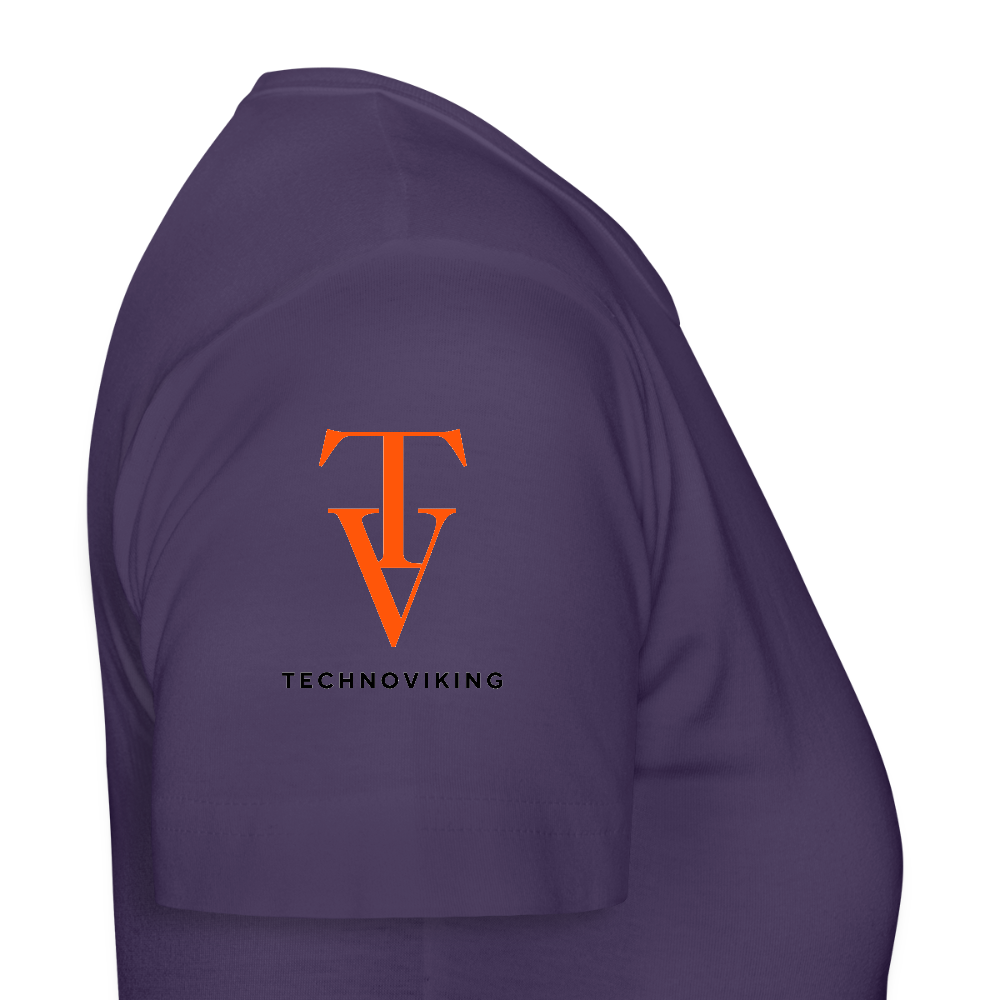Technoviking rescue moment - Frauen T-Shirt - Dunkellila