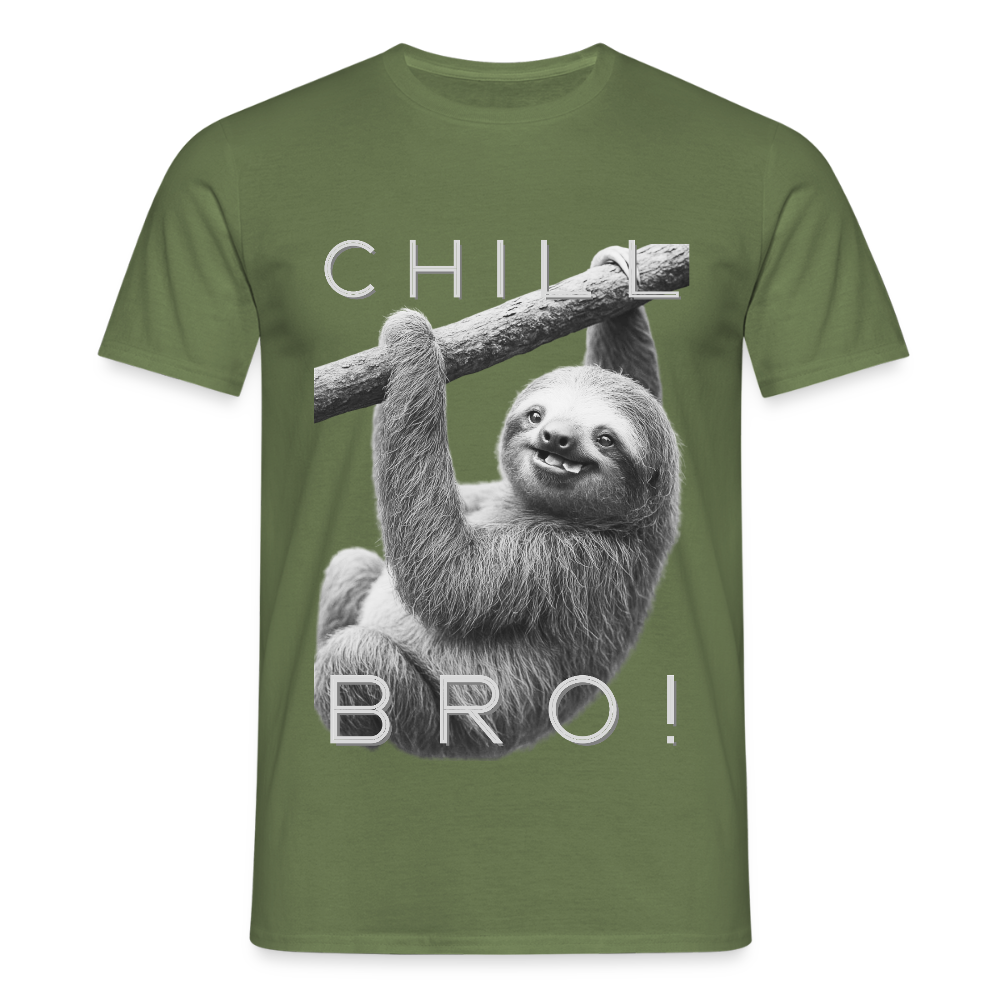 Chill Bro! - Männer T-Shirt - Militärgrün