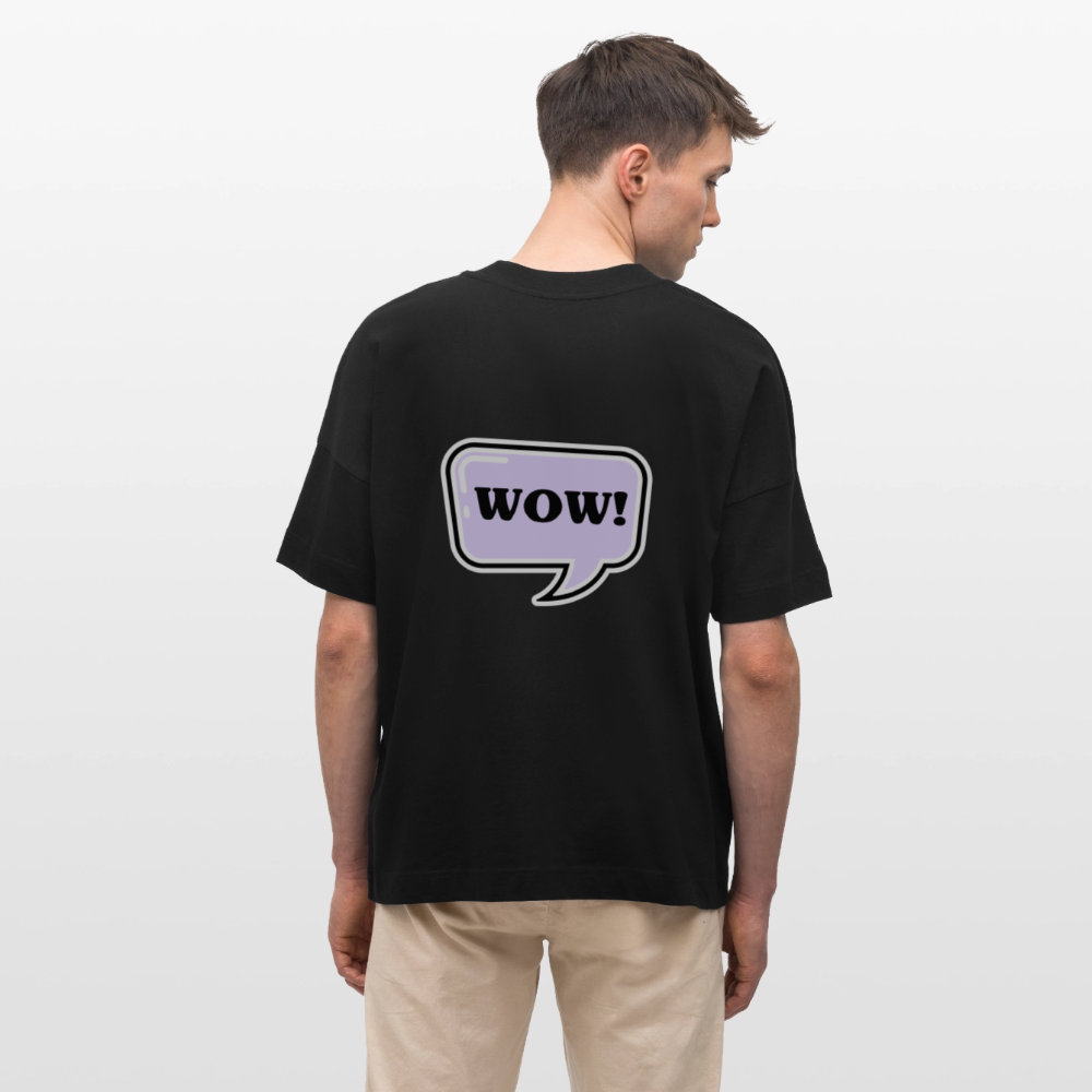 Fish World is ending - Stanley/Stella Oversized Unisex Bio T-Shirt Blaster - Schwarz