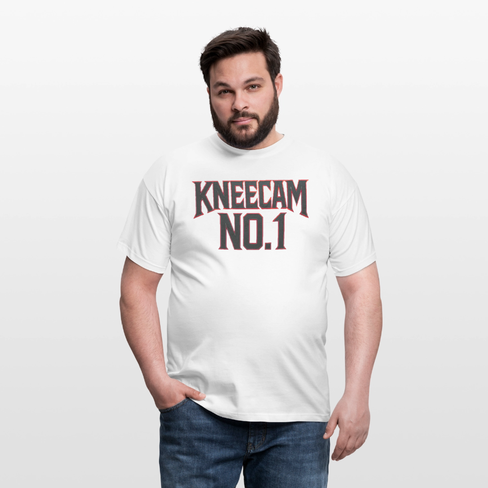 KNEECAM No. 1 - Männer T-Shirt - Weiß