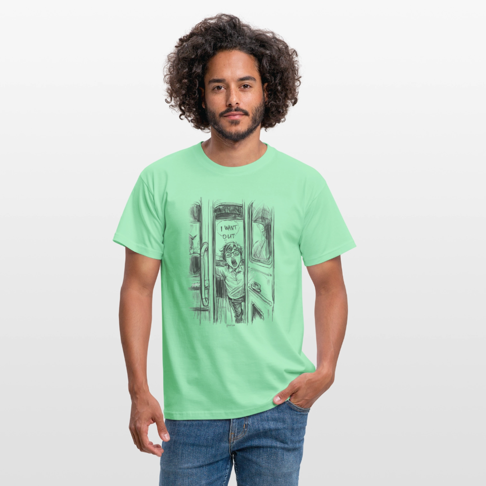 I want out - Männer T-Shirt - Mintgrün