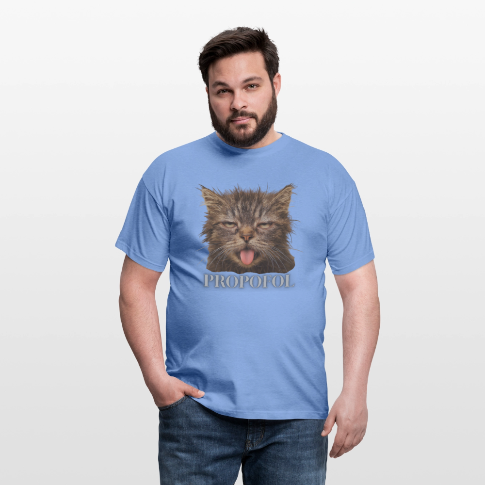 Grumpy Cat - Männer T-Shirt - carolina blue