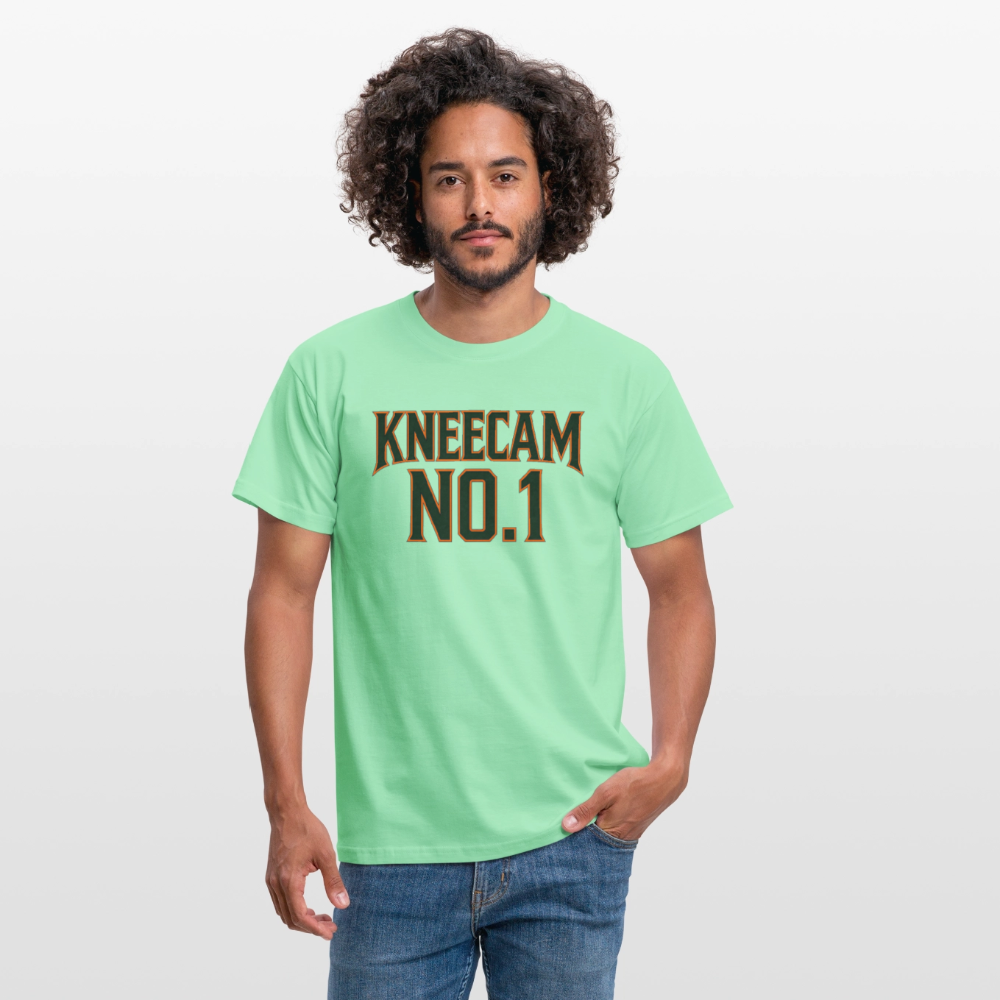 Technoviking-Kneecam No1. - Männer T-Shirt - Mintgrün