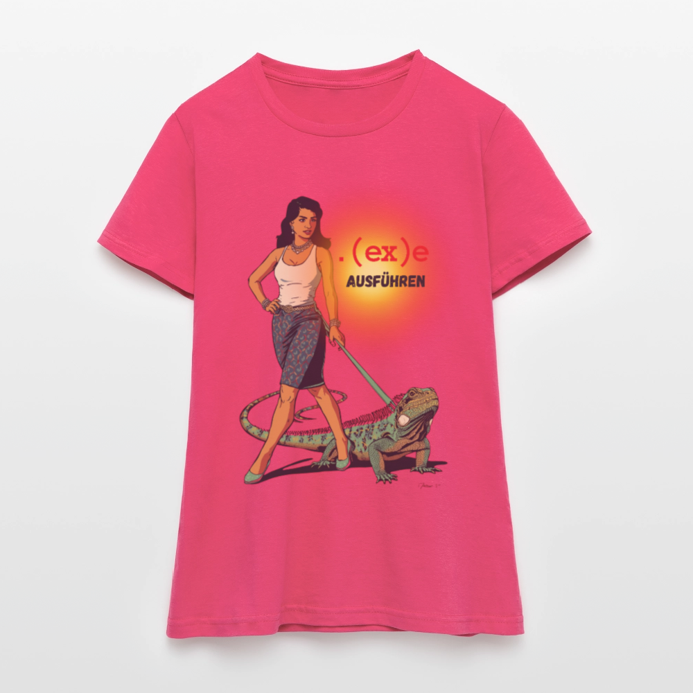 .(ex)e ausführen - Frauen T-Shirt - Azalea